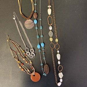 5 lia sophia necklaces